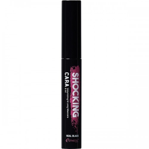 Shocking Cara Volumizing&long Mascara (Real black) / Тушь для ресниц Чёрная, 8 мл