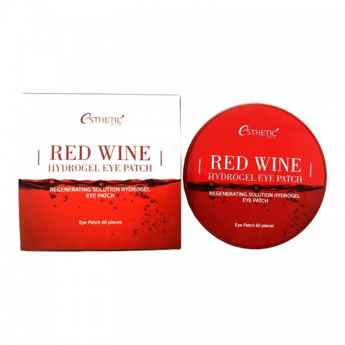 Red Wine Hydrogel Eyepatch / Гидрогелевые патчи для глаз Красное вино, 60 шт