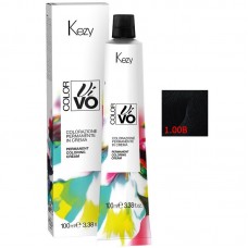 Kezy Color Vivo 1.00B Перманентная крем-краска для волос 100 мл