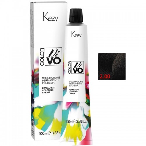 Kezy Color Vivo 2.00 Перманентная крем-краска для волос 100 мл