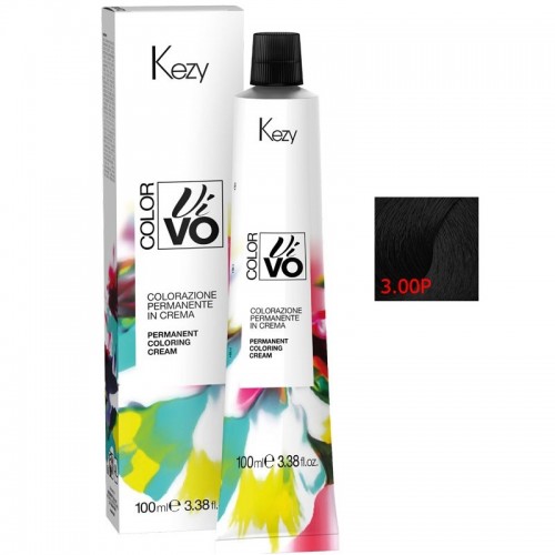 Kezy Color Vivo 3.00P Перманентная крем-краска для волос 100 мл