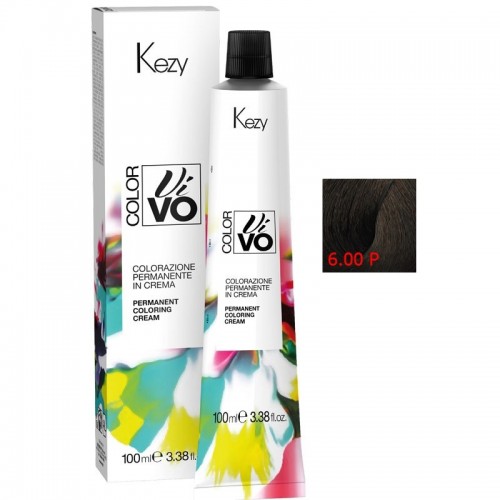 Kezy Color Vivo 6.00P Перманентная крем-краска для волос 100 мл