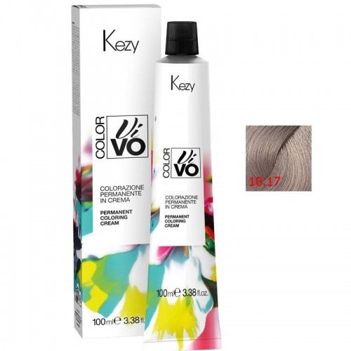 Kezy Color Vivo 10.17 Перманентная крем-краска для волос 100 мл