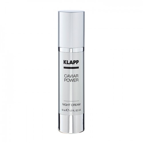 Ночной крем, 50мл, CAVIAR POWER / ОМОЛАЖИВАЮЩАЯ СЕРИЯ-ЛЮКС НА БАЗЕ ЧЕРНОЙ ИКРЫ, KLAPP