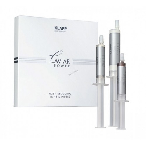 Процедурный набор "Энергия икры", CAVIAR POWER Treatment Set, ПРОФ, CAVIAR POWER / ОМОЛАЖИВАЮЩАЯ СЕРИЯ-ЛЮКС НА БАЗЕ ЧЕРНОЙ ИКРЫ, KLAPP