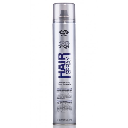 Hair Spray Natural Hold / Лак для волос Нормальная фиксация, 500мл, HIGH TECH, LISAP