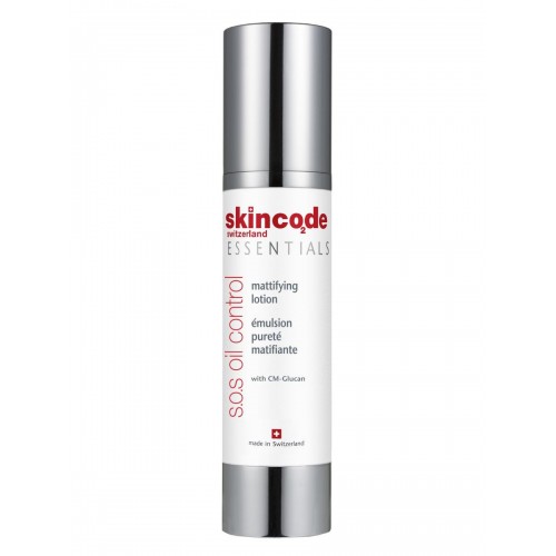 СКИНКОД СОС Матирующий лосьон для жирной кожи, 50 мл, Жирная кожа S.O.S OIL CONTROL, SKINCODE